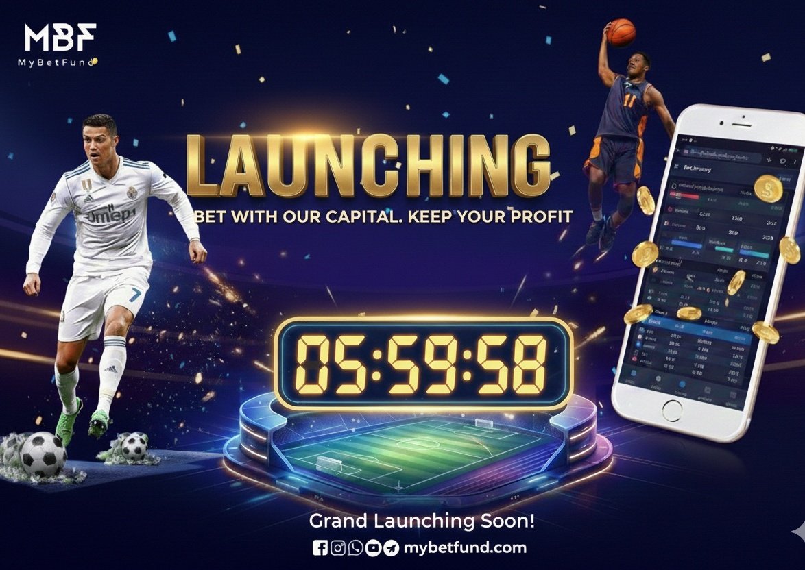 mybetfund's tweet photo. Most bettors lose because they lack capital & control.

In 6 hours, that changes.

Introducing MyBetFund:
✅ Sports betting funded capital
✅ You keep upto 80% of your profit

Grand Launch loading… ⏳🔥