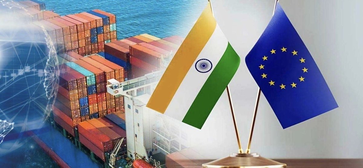 Bayo1000's tweet photo. Old allies are quietly rewriting global economic order.
The EU/India deal isn’t just trade, it’s a strategic pivot away from America’s gravitational pull. A multipolar economy is no longer theory. It’s happening.
#GlobalEconomy #EUpIndia #MultipolarWorld #TradeShift #Geopolitics https://t.co/C3t2BmlZxO