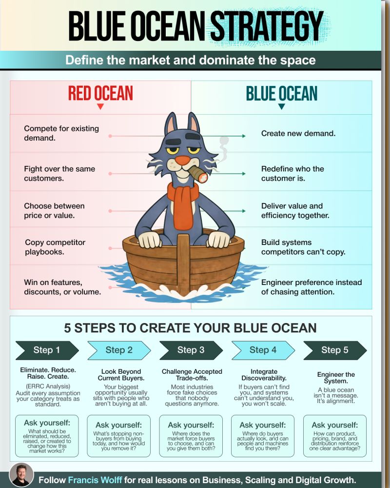 AlwaysKeepL's tweet photo. Blue Ocean Strategy https://t.co/kXSsKwsuoi