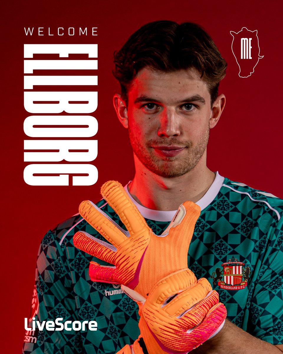 SunderlandAFC's tweet image. Welcome to Sunderland AFC, Melker Ellborg! 🧤

Arriving from Malmö FF for an undisclosed fee, the 22-year-old goalkeeper has signed a long-term contract at the Stadium of Light until summer 2030.

✍️ @livescore