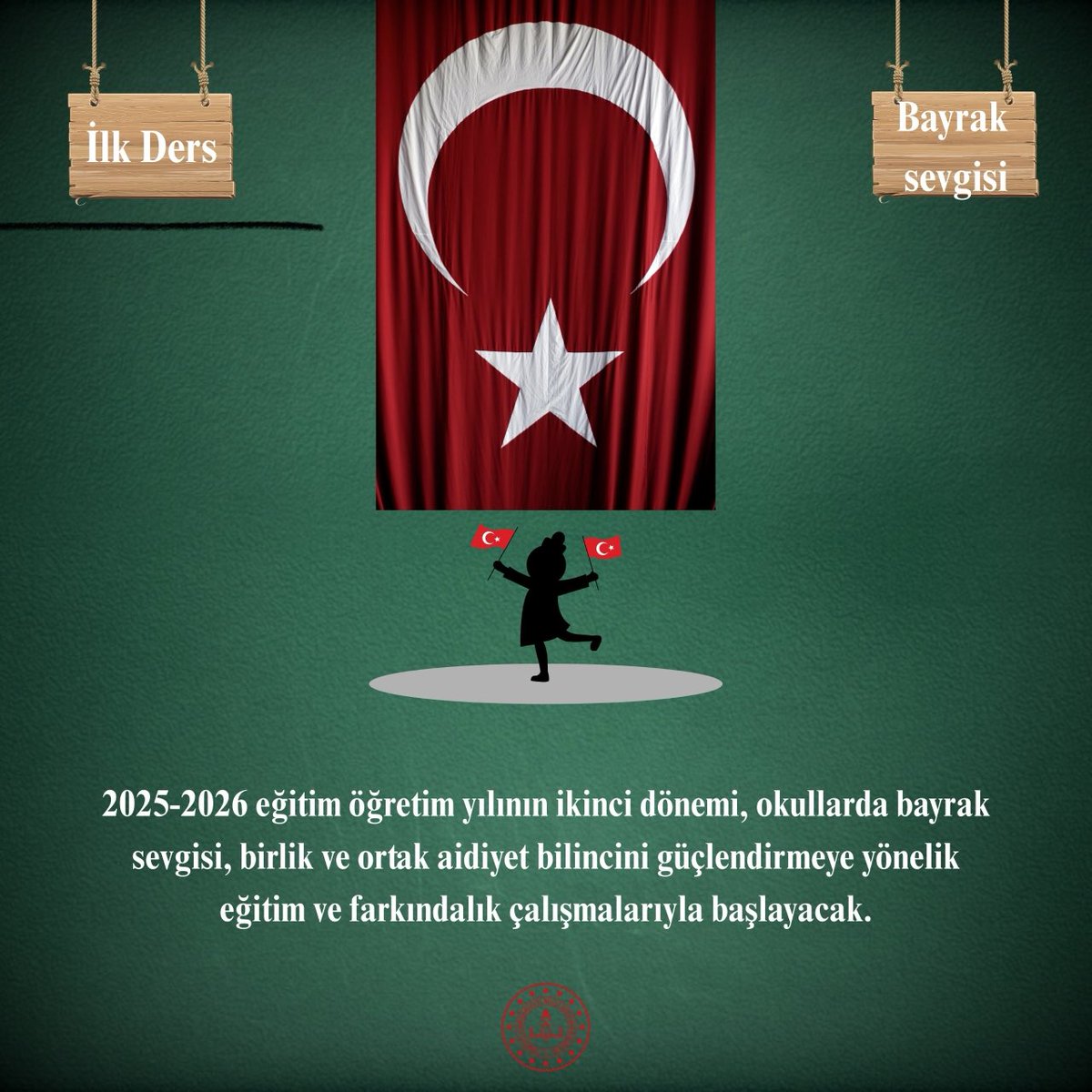 “Dalgalandığın yerde ne korku, ne keder...” #İstiklalBayraklaİstikbalMaarifle