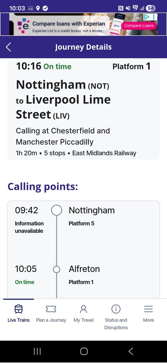 TheLeafyOne's tweet photo. @EastMidRailway Yippeeeeee! Thanks! Did it actually start at Nottingham at all, as I note no update: https://t.co/2W7yV5vsoB