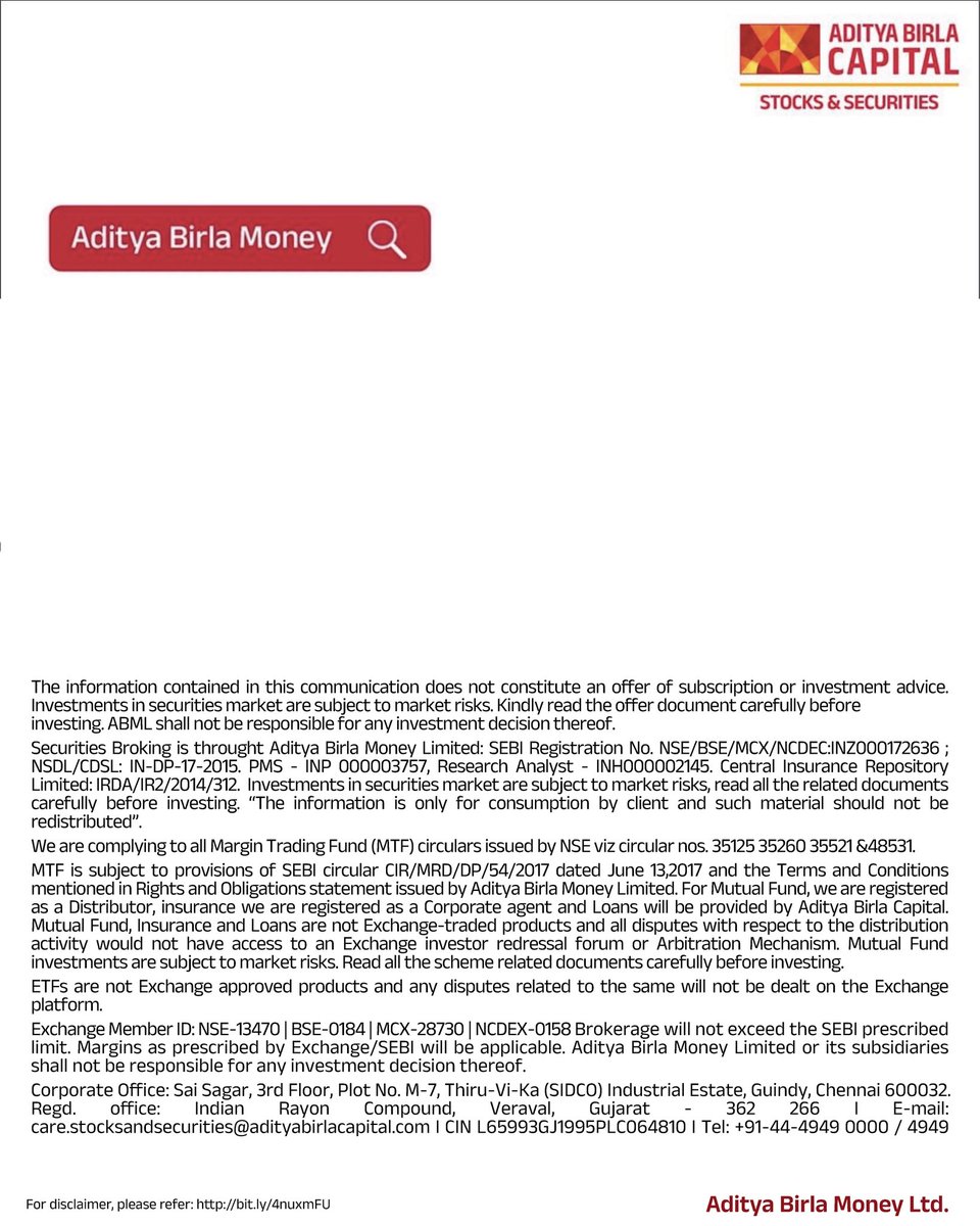 Abmoneyltd's tweet photo. ABM Pick of the Month!
Let smart timing do the work.

Invest now with Elevate App.

#ABMPick #SmartMoves #AdityaBirlaMoney #ElevateYourInvesting #decemberstrategy https://t.co/yk4snYQof0
