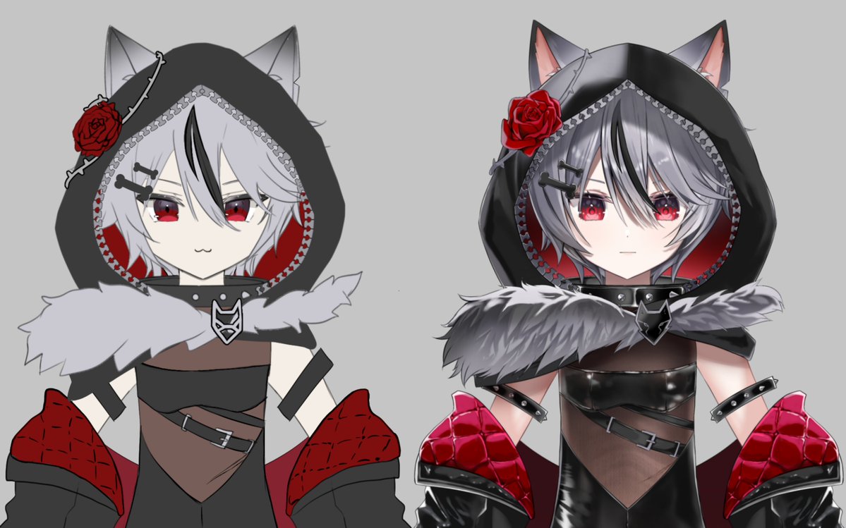 how it started vs how it's going
#Live2DWIP