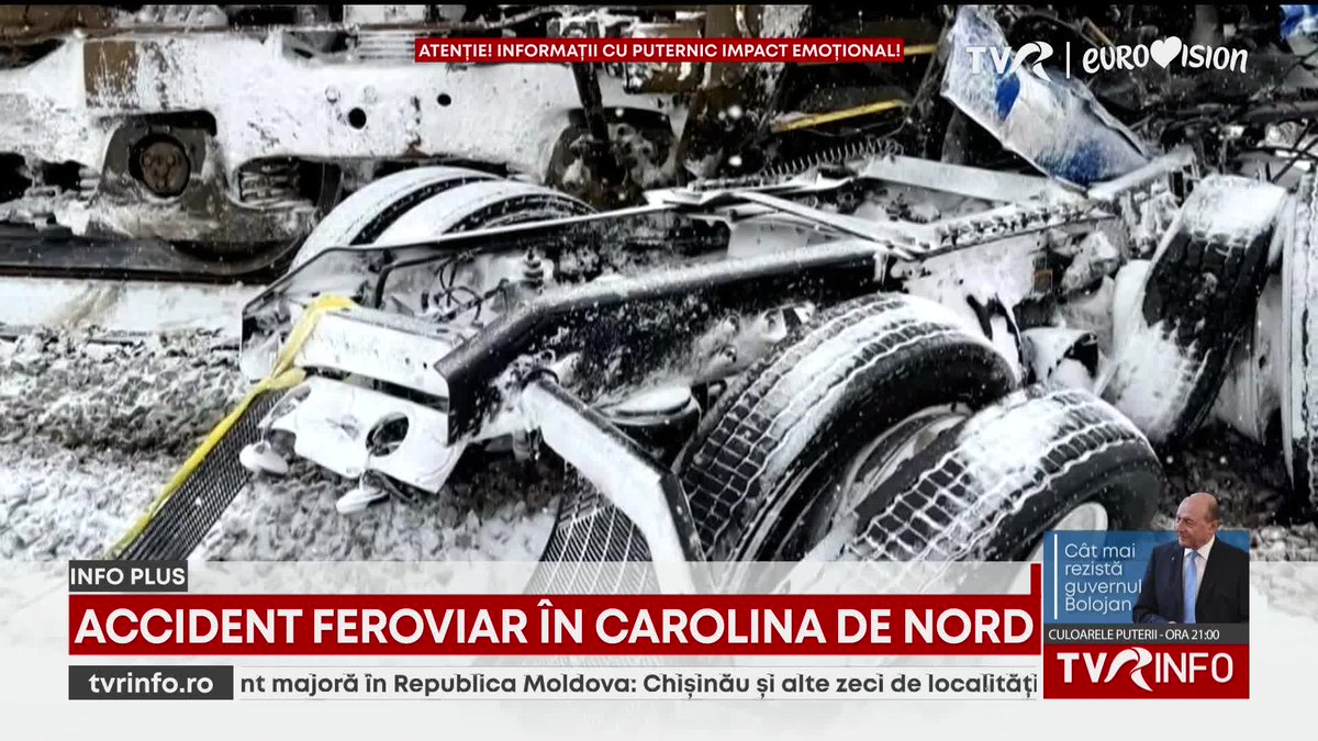 Accident feroviar în SUA: un tren de marfă a lovit un camion care rămăsese blocat pe șinele de cale ferată tinyurl.com/r7b4t7na