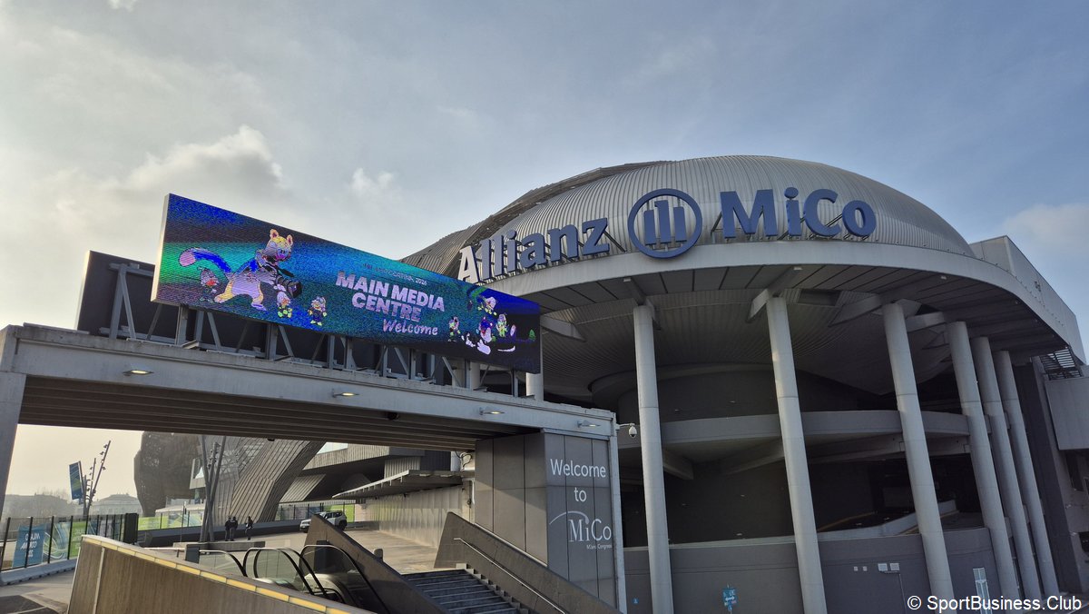 SportBusiness_C's tweet image. #JeuxOlympiques #MilanoCortina2026

Le #MediaCenter de #Milano est installé dans ce centre  de congrès et d'exposition Allianz Mico dont le nom n'a pas été caché. #naming de site au CIO? 

#WinterOlympics #RoadToMilanoCortina2026 #Olympics 

#SportBusinessClub sur le terrain