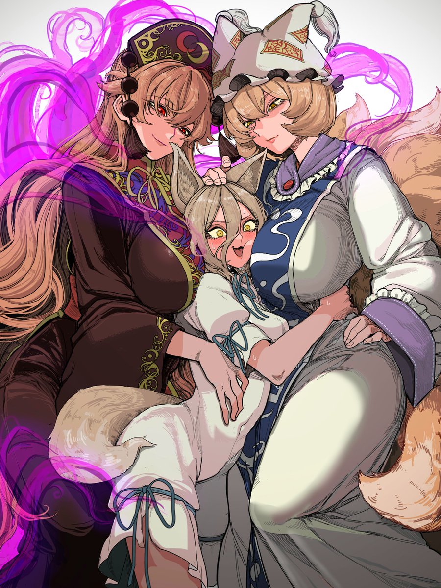 おきつねサンド
#東方Project  #東方
#純狐 #菅牧典  #八雲藍