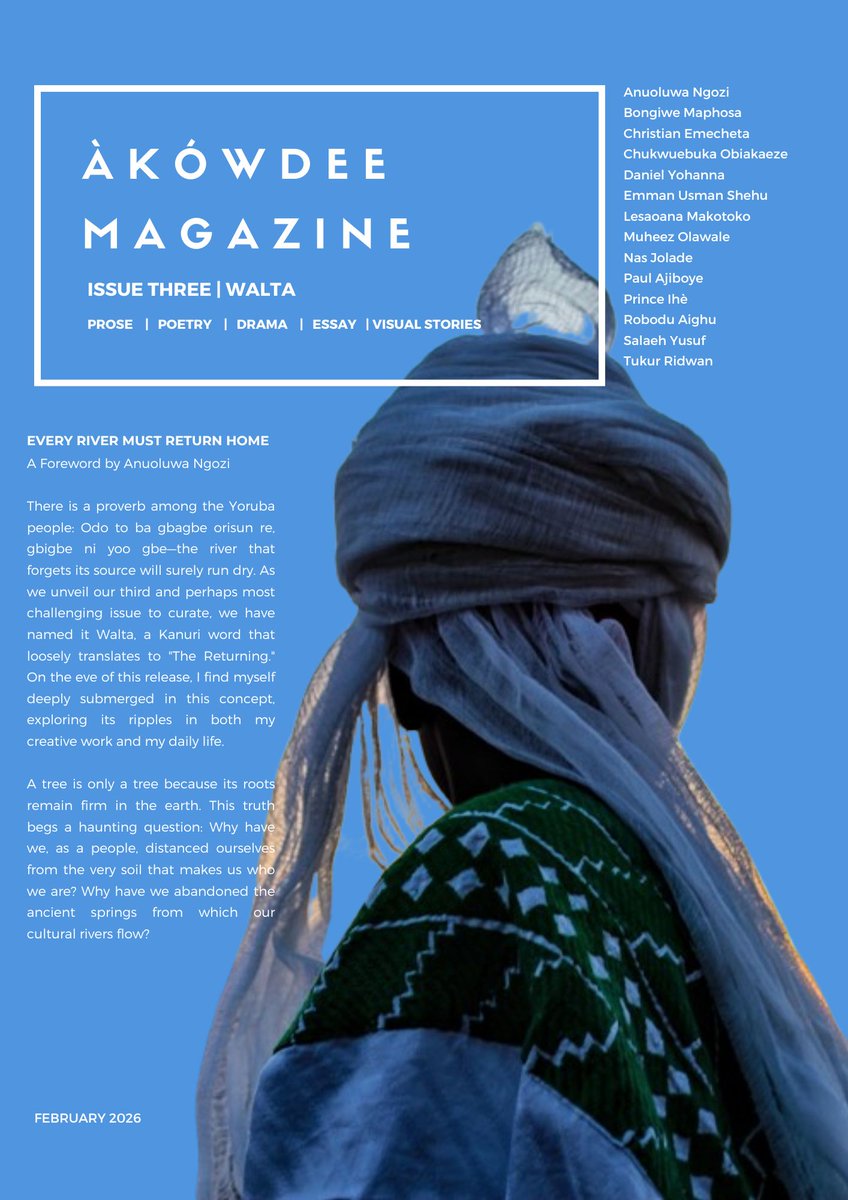 AKOWDEE MAGAZINE & PRESS tweet media