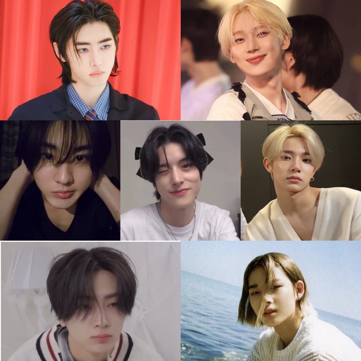 heemiawon's tweet image. in an alternate timeline enhypen is a girl group