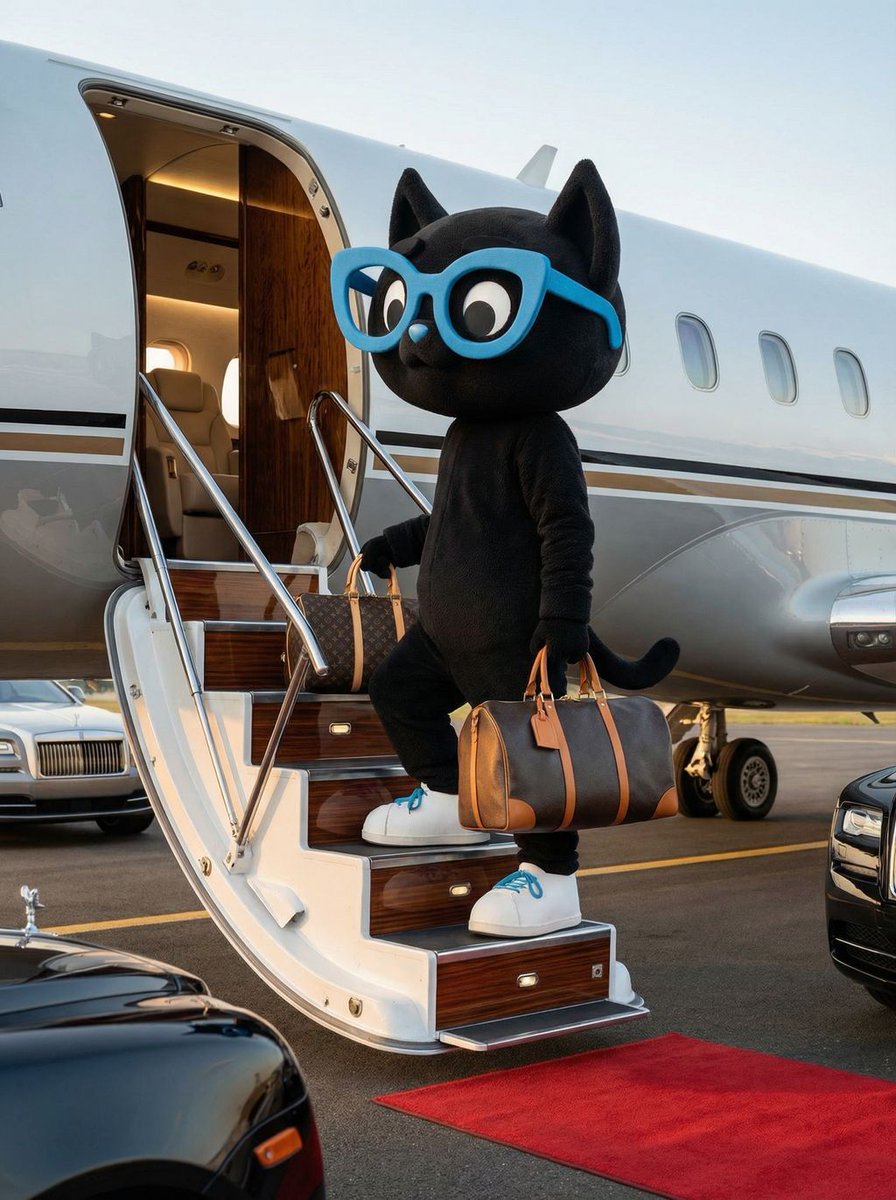 NellieWriter's tweet photo. I think I'm too big for private jets. https://t.co/mM9TvMb6In