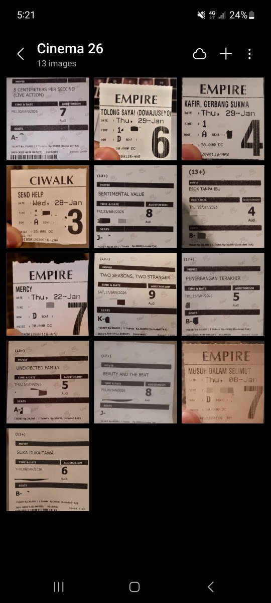 POV jadi donatur XXI sama CGV bulan kemarin.