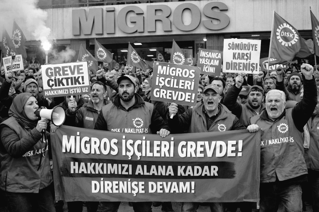 Boykot ediyoruz alışveriş yapmıyoruz. #MigrosİşçisindenTarafım