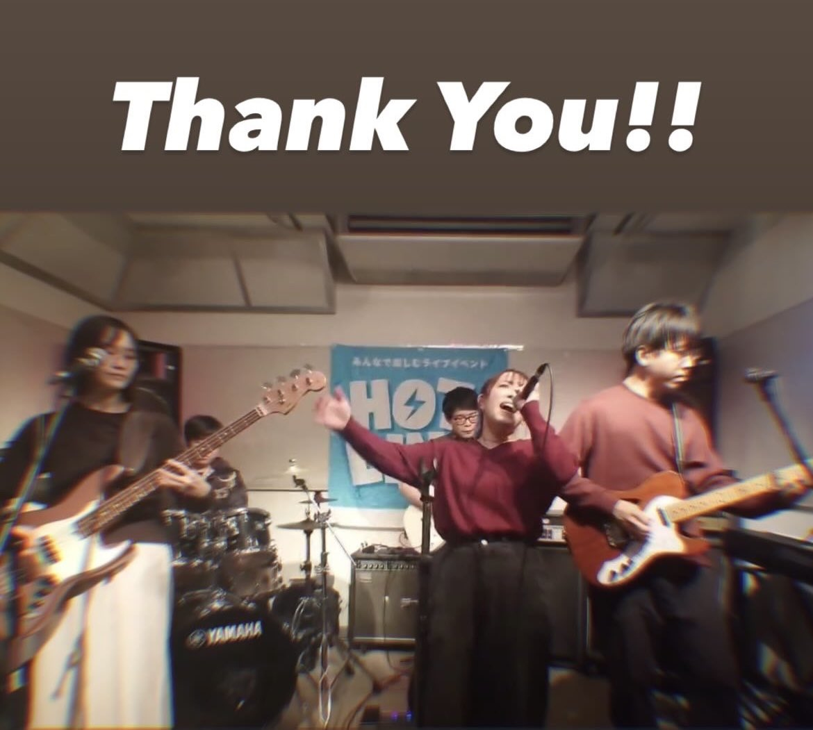 Thank you!!
ご来場の皆様、島村楽器ミーナ町田の皆様、ありがとうございました！