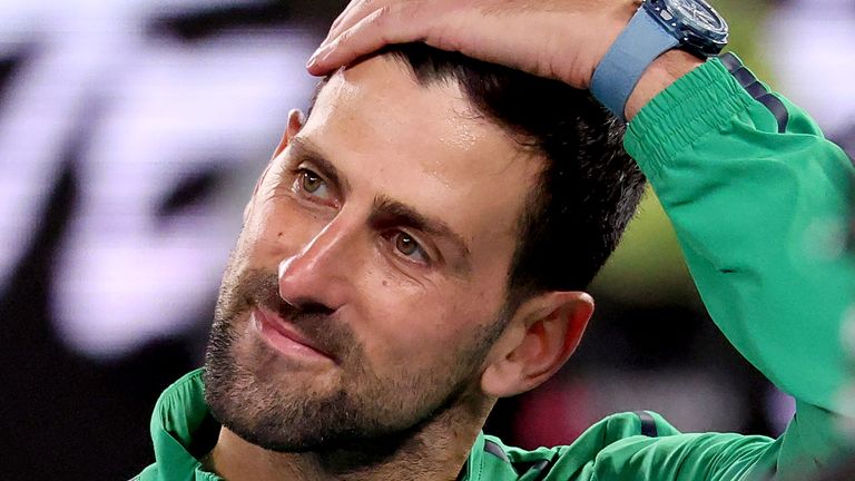 This match is looking eerily similar to Wimbledon 2023.

Novak Djokovic came out on fire and then suddenly forgot how to serve and made many errors.

Pain.