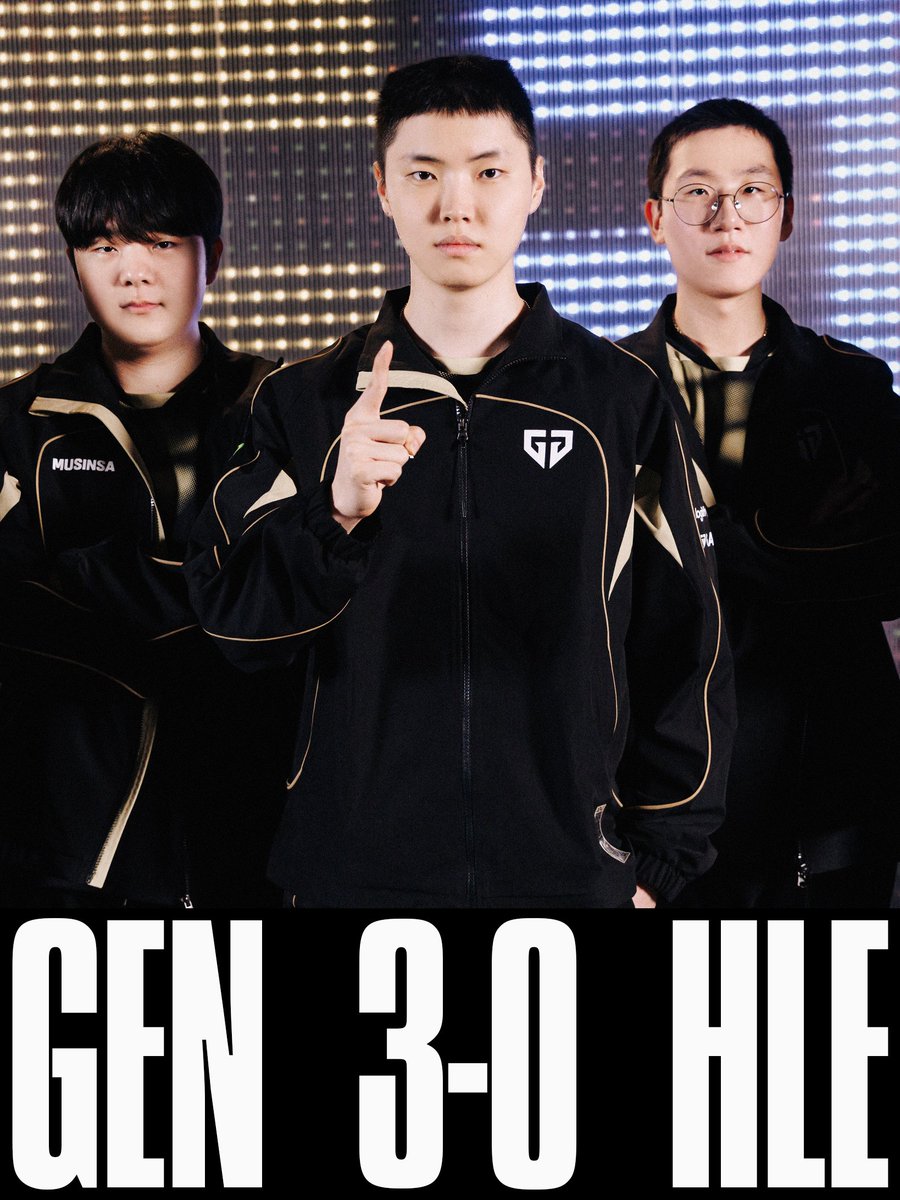 lolesports's tweet image. STATEMENT SERIES:

@GenG clean sweep @HLEofficial! #LCK