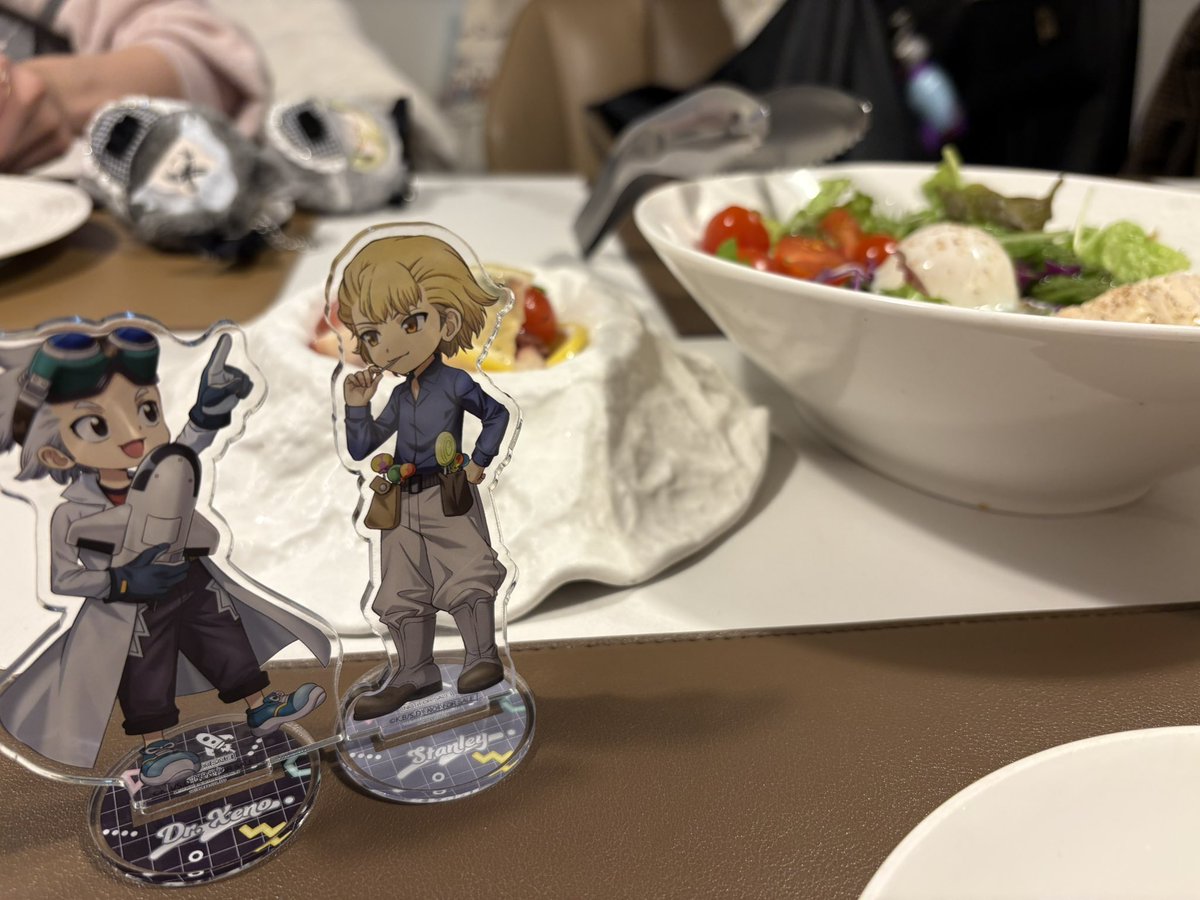 イベント、アフターありがとうございました！
スペースに立ち寄ってくださった方、ご挨拶させて頂いた方、お声がけ下さった方、アフター御一緒させて頂いた皆さま、ほんとにありがとうございます🩵楽しかったです🩵🩵
スタゼノさいこ〜！