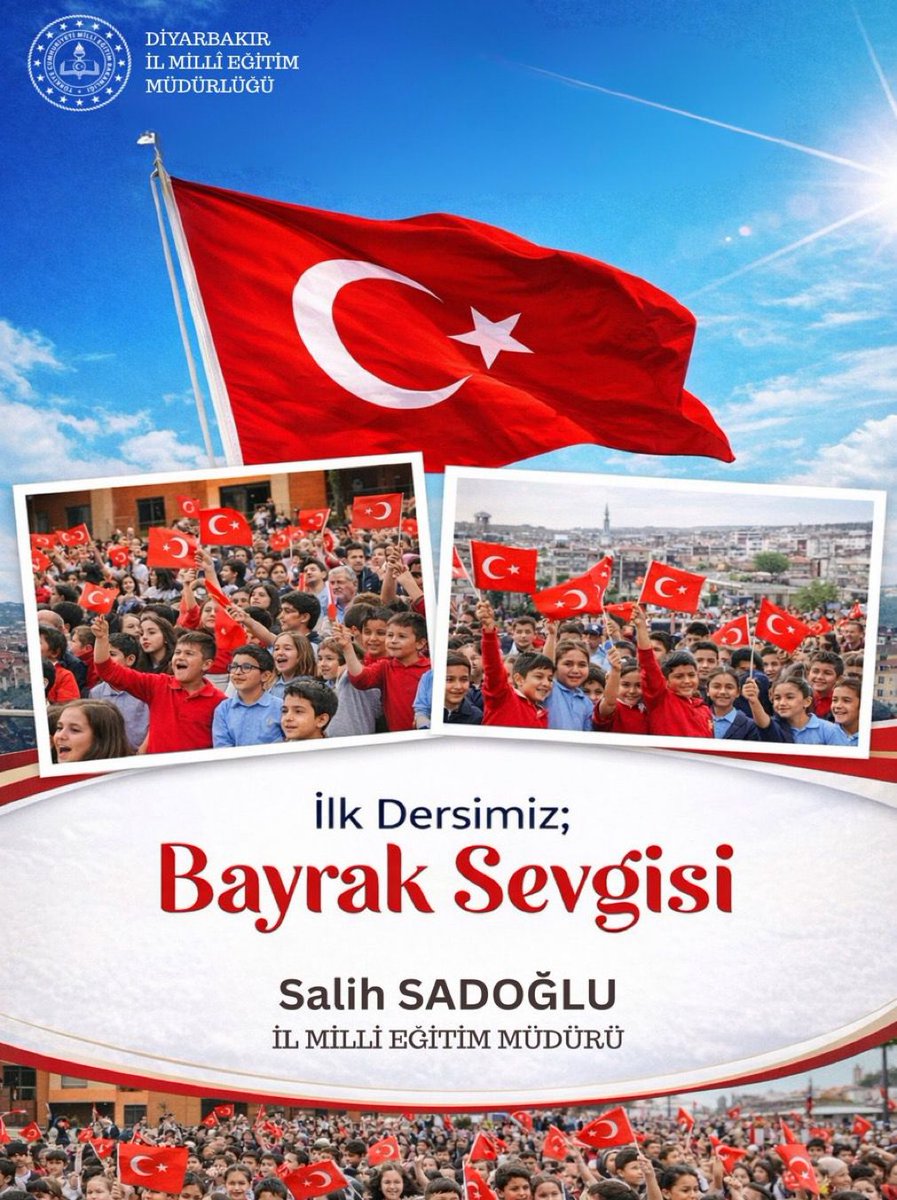 Ay yıldızlı bayrağımızın gölgesinde büyüyen her çocuğumuz; tarihini bilen, değerlerine sahip çıkan bir geleceğin teminatıdır.

Okullarımızda ilk dersimizde, millet olmanın ortak sembolü olan bayrağımıza duyduğumuz sevgiyi ve sorumluluğu bir kez daha yüreklerimize nakşediyoruz.
