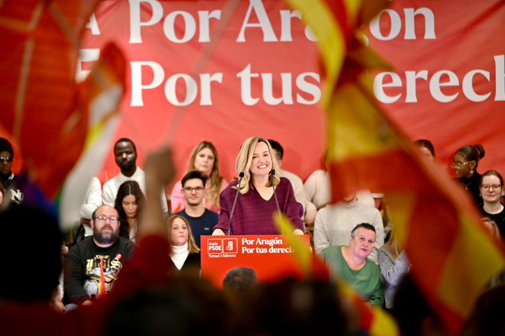 Aquí huele a victoria. Queda una semana y a los socialistas se nos dan muy bien las campañas electorales. Y yo ya gané a Azcón en 2019 y ¡vamos a volver a hacerlo!

Con ilusión, con esperanza y con alegría. #PorAragón #PorTusDerechos