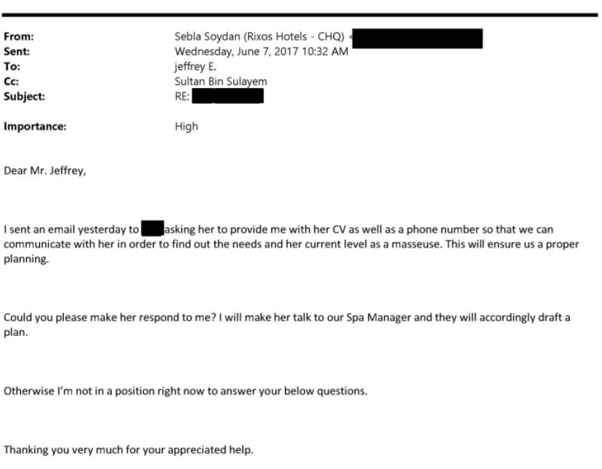 Epstein'ın dosyalarında adı geçen Rixos Otel'de stajyer olarak çalışan 16 yaşındaki Burak Oğraş, 15 yıl önce otelde gece yarısı şüpheli şekilde hayatını kaybetmişti.

Epstein belgelerinin yayınlanmasıyla şüphenin ortadan kalkması ve adaletin yerini bulması gerekiyor.