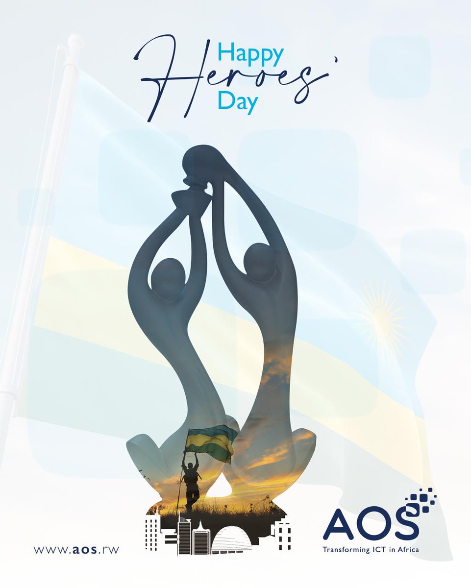 AOS wishes all Rwandans a Happy Heroes Day!
As we honor the men and women whose courage and sacrifice laid the foundation for our nation's peace and unity, may we preserve their legacy through service and commitment to Rwanda's progress.

#HeroesDay
