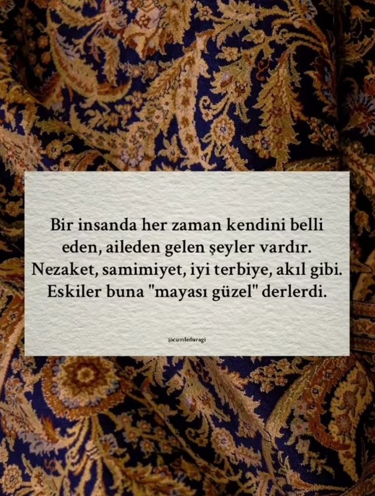 Mayası güzel insanlara denk gelesiniz.