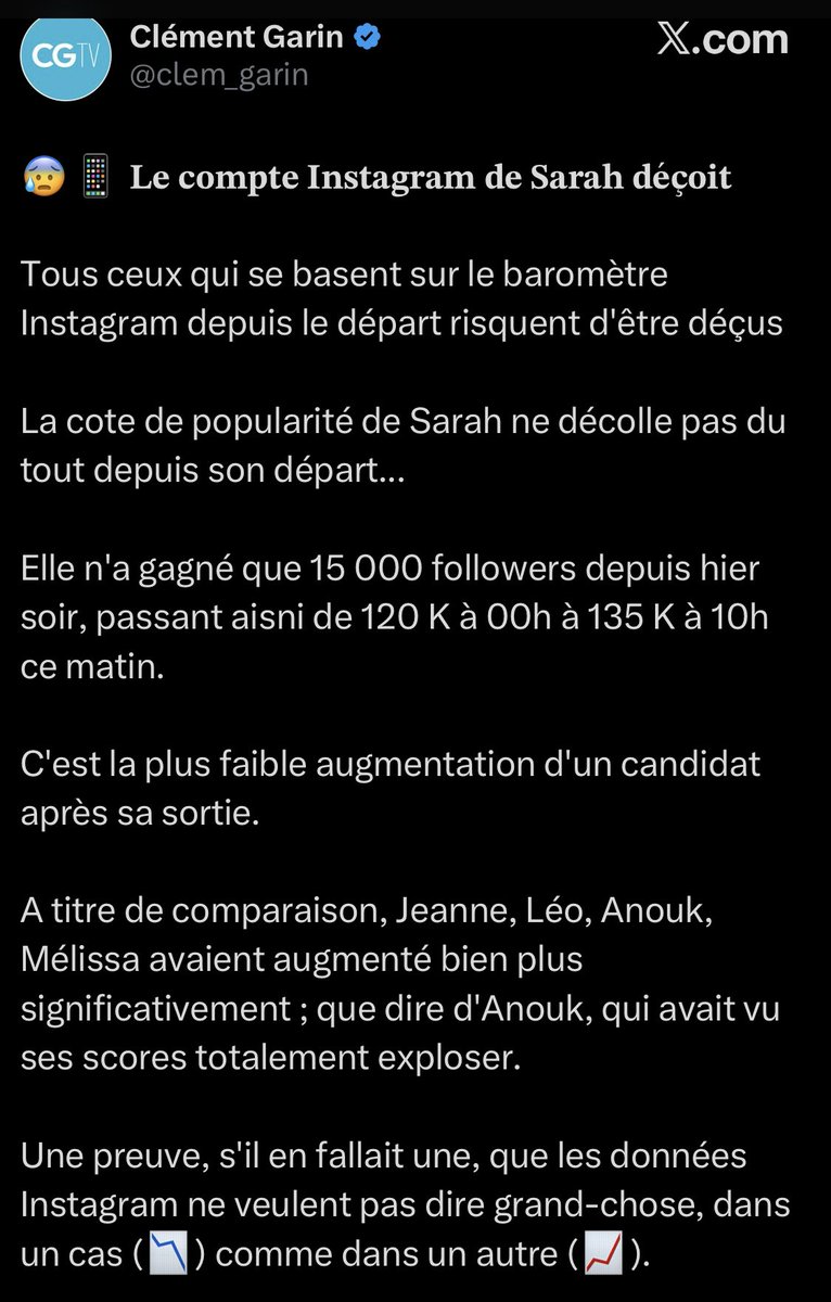 <a href="/clem_garin/">Clément Garin</a> C’est pas du tout le même énergie, dans le discours… 

Y’a des choses qui commencent à se voir.