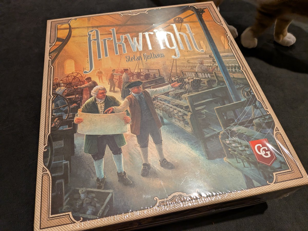Arkwright: Anniversary Edition 届いた。Galactic Cruise並のデカさで6キロくらいある。デカ重い。