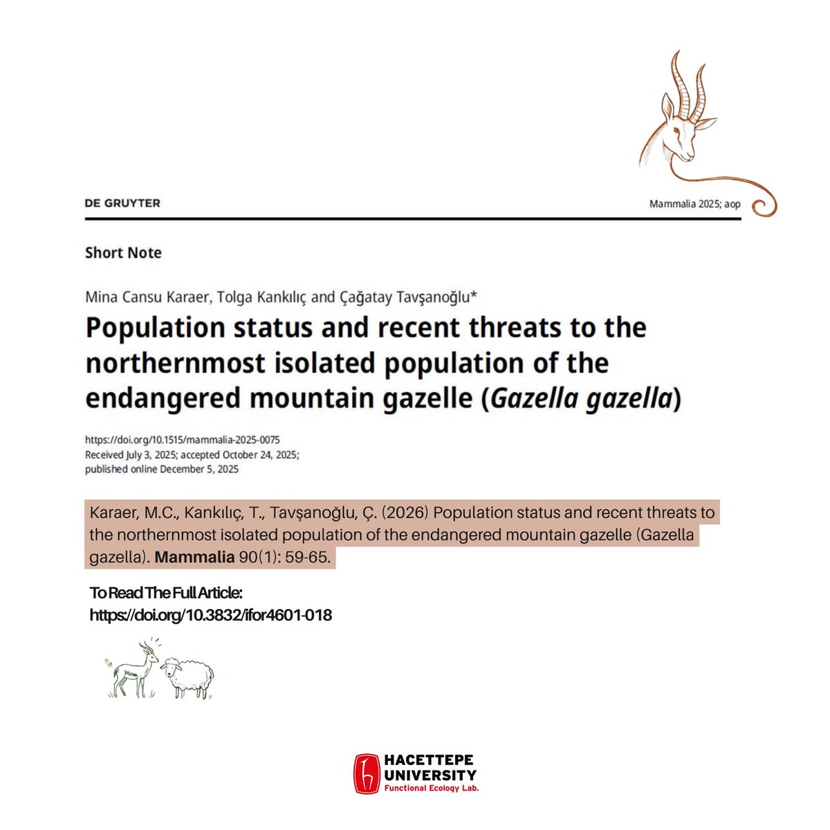 Functional Ecology Lab. tweet media