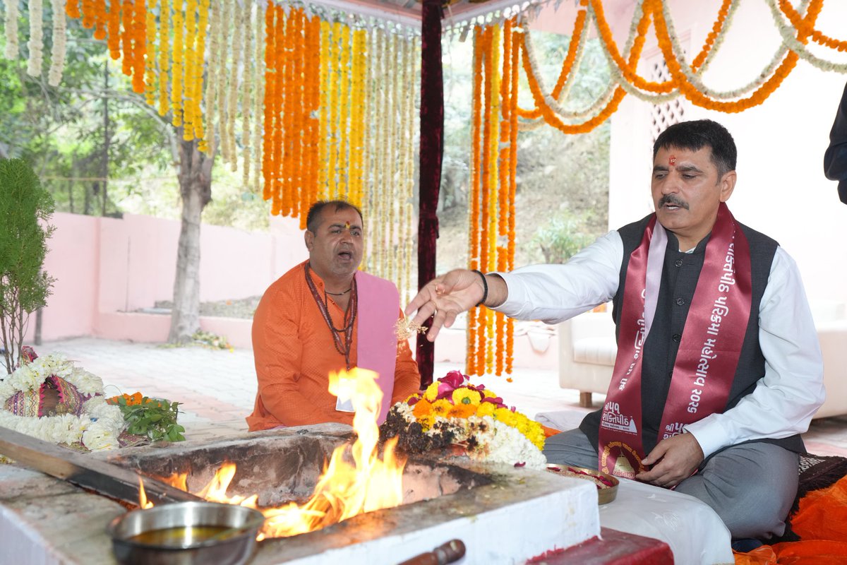 ChaudhryShankar's tweet photo. Ambaji’s sacred atmosphere and the 51 Shaktipeeth Parikrama Mahotsav offered an unforgettable spiritual experience. Jai Ambe! https://t.co/nsSDkiBTnR
