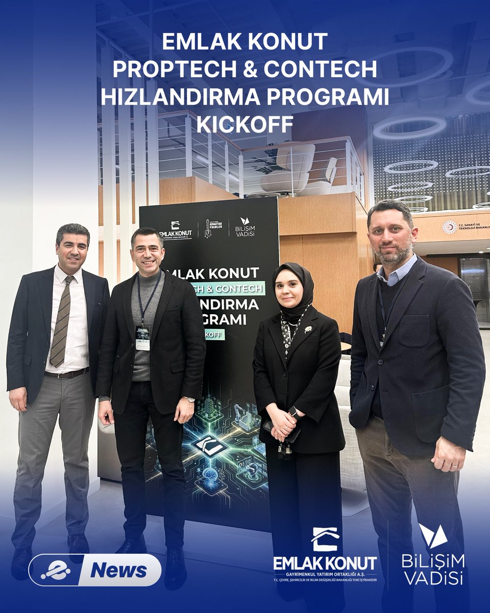 EPPSO AI, Bilişim Vadisi–Vadi İstanbul Ofisi’nde Gerçekleşen Emlak Konut PropTech &amp; ConTech Hızlandırma Programı Kick Off’unda! ✨

Birlikte daha akıllı, daha verimli ve daha sürdürülebilir bir gayrimenkul ekosistemi inşa etmeye devam ediyoruz. 🚀

#EPPSOAI #AI #PropTech #ConTech