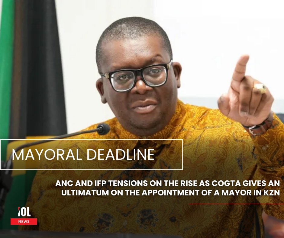 IOL's tweet photo. KwaZulu-Natal’s Impendle municipality, without a mayor since July, faces a deadline set by Cogta, which orders the ANC-led council to elect a new mayor by February 5.
#Impendle #KwaZuluNatal #ANC #Cogta #Mayor #LocalGovernment
Read on: https://t.co/psYJHdjUuN https://t.co/SJHn41qIlC