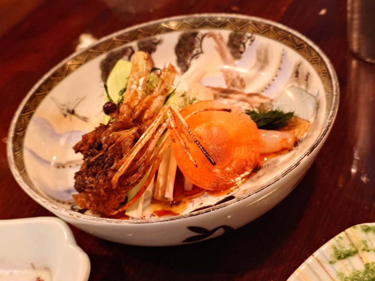 牡丹海老の昆布締め 