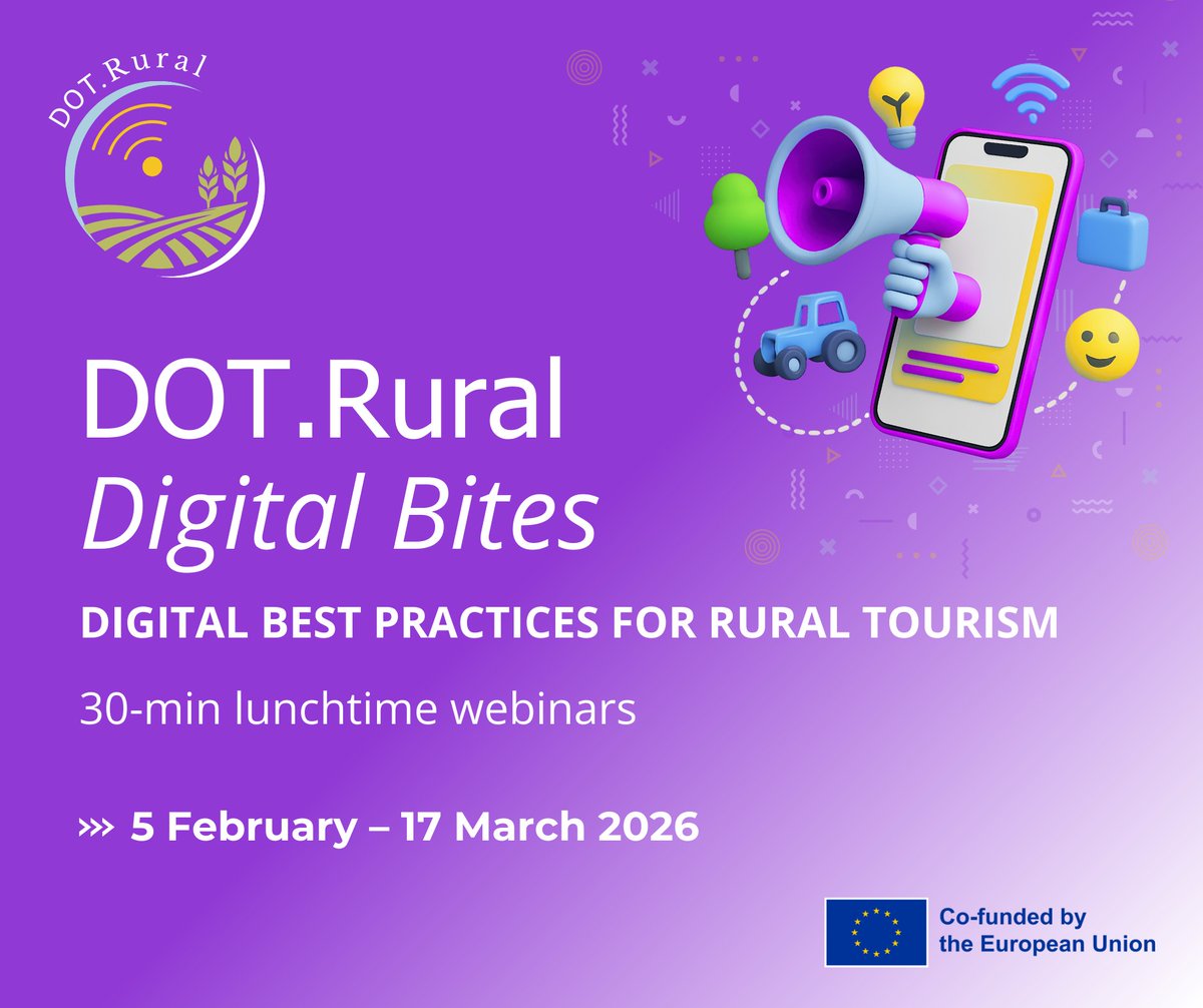 I'm very excited! I've been invited to speak at the DOT. Rural Digital Bites webinar. I'll be speaking about 'Building Rural Tourism Visibility Through Authentic Social Media Storytelling' it's on Feb. 10th at 12 noon Irish time. Come and listen: d272.keyingress.de/?i_survey=155_…