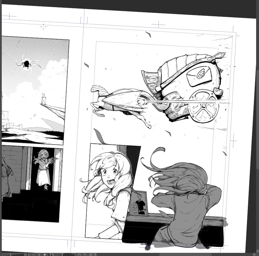 Haven't update for a while. 

Been busy drawing a new Manga!