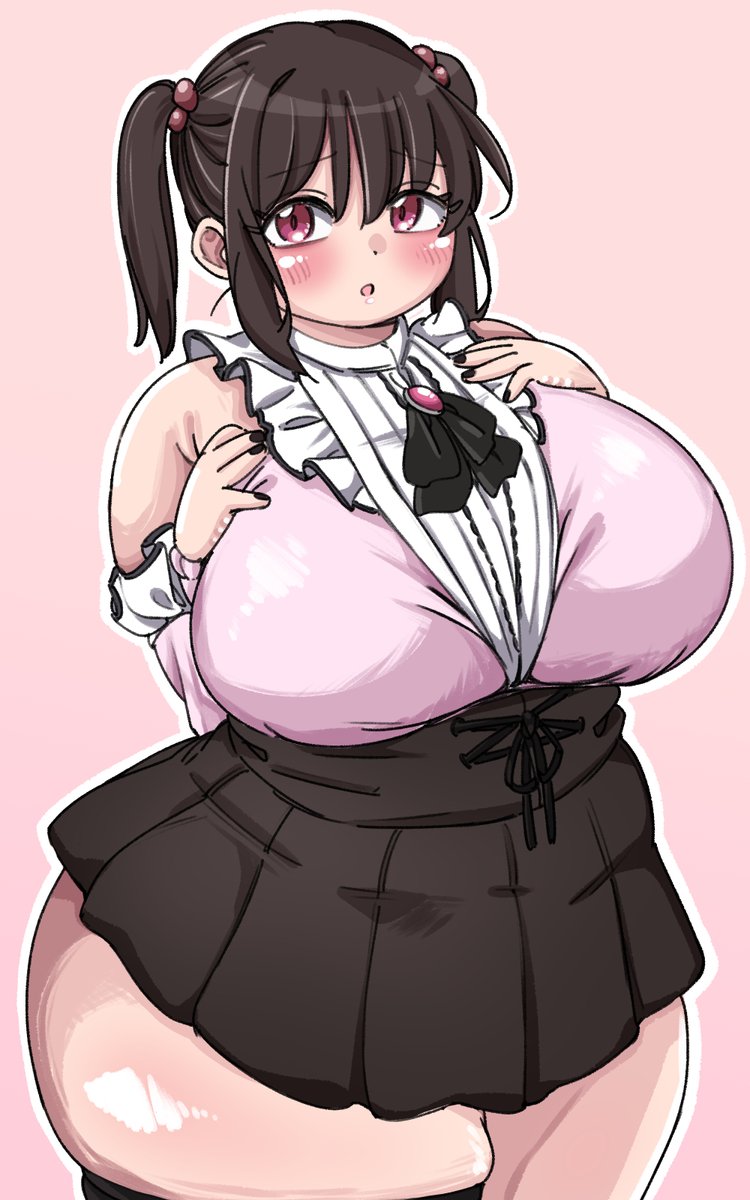 地雷系の娘描いた。 