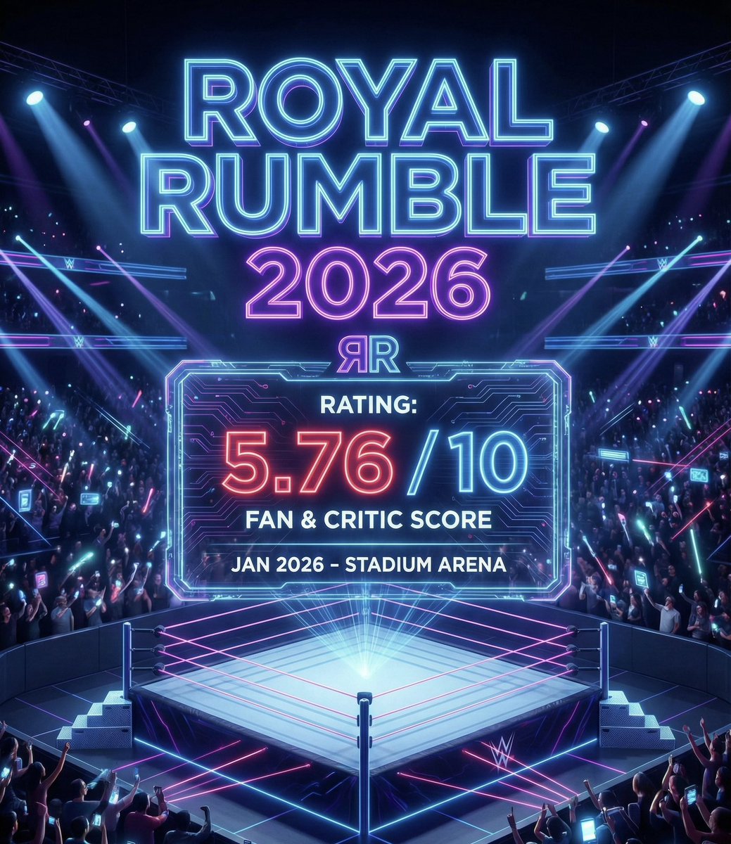 DirtyDomDom's tweet image. Fans have spoken 🗣️ 

A 5.76 rating places the Riyadh Royal Rumble in the bottom tier of Rumble history.

Let's remember the Dark Ages of the Rumble:

🥉 2014 (Bootista): 3.89
🥈 2015 (Roman Reigns): 2.75
🥇 2022 (Brock &amp;amp; Shane): 1.94 💀

#RoyalRumble  (CageMatch)