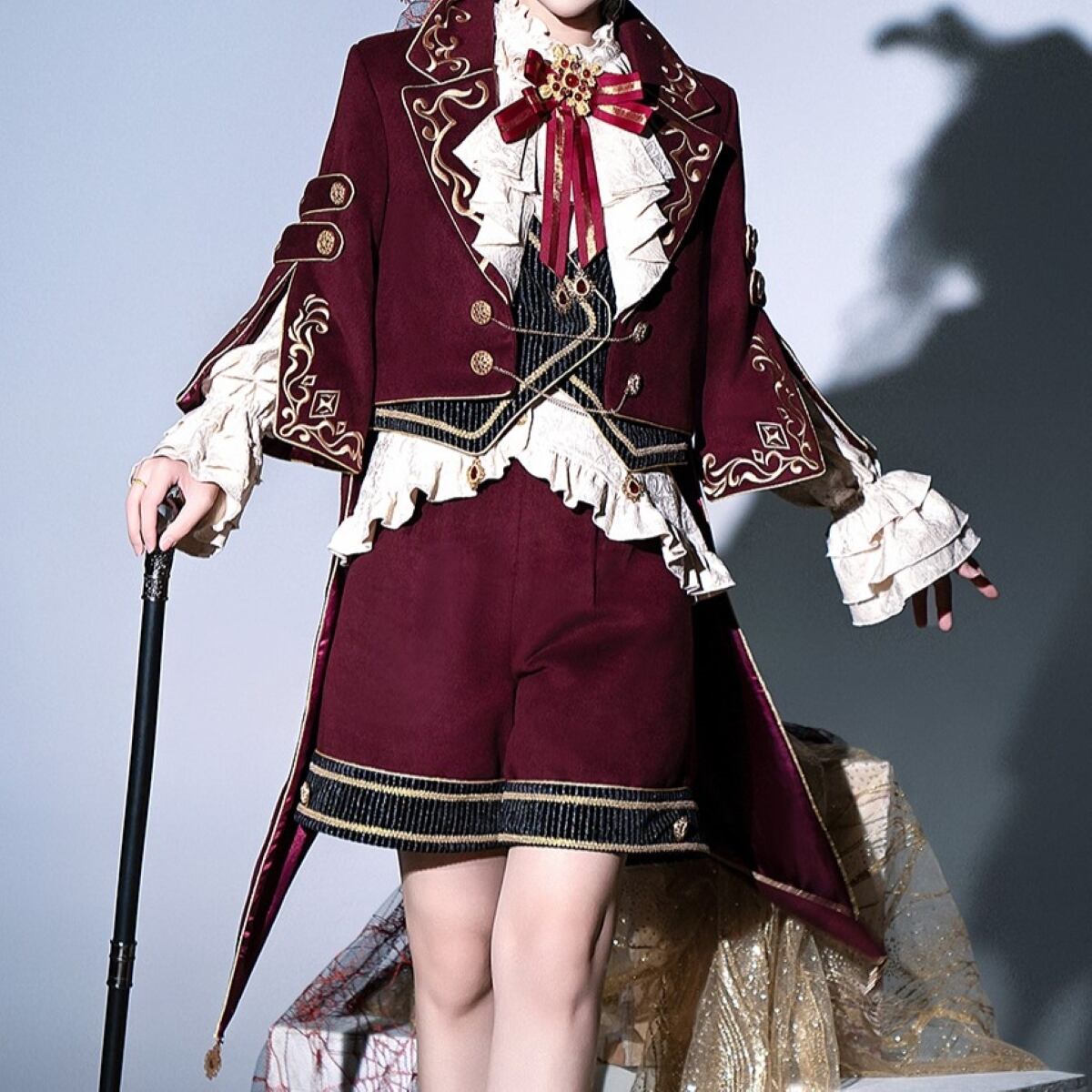 レッドxホワイトクラシカルプリンスセットアップ♡