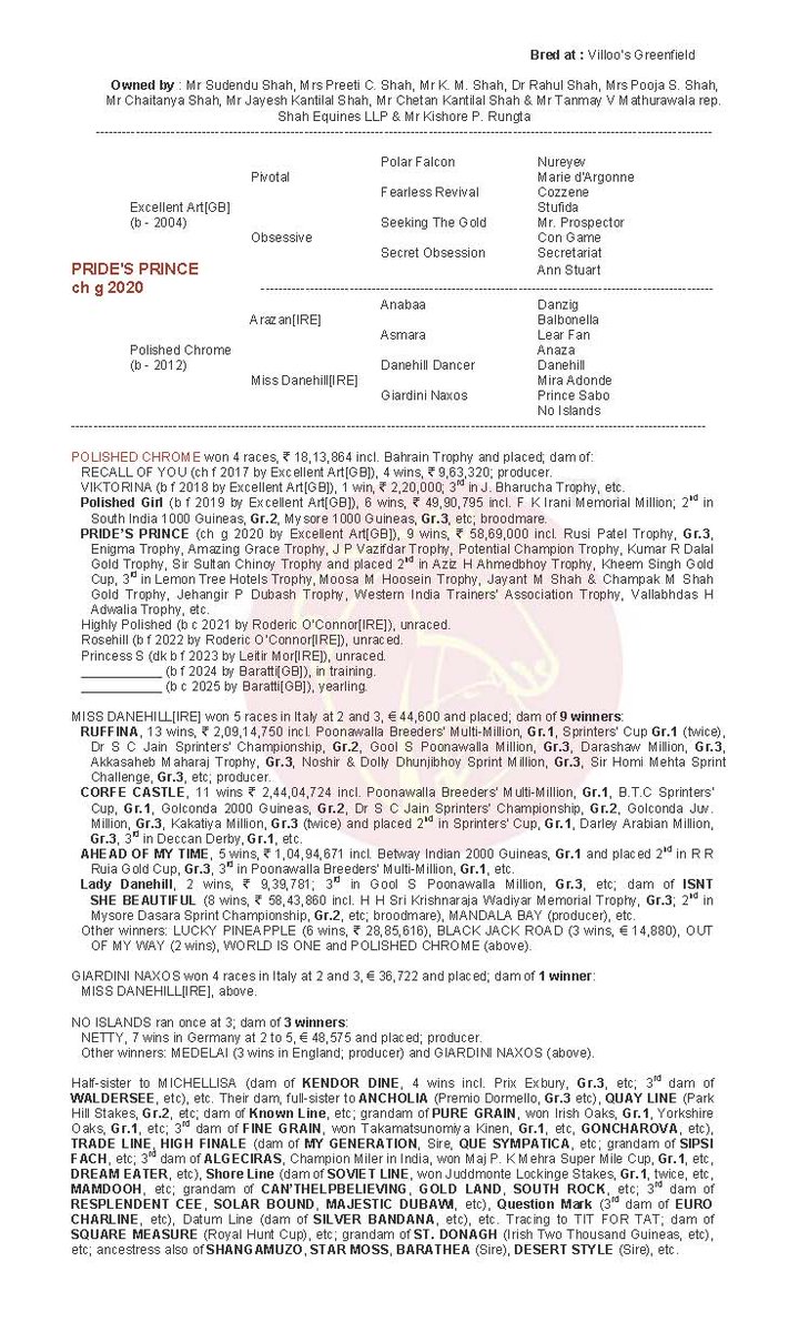 Indian Stud Book tweet media