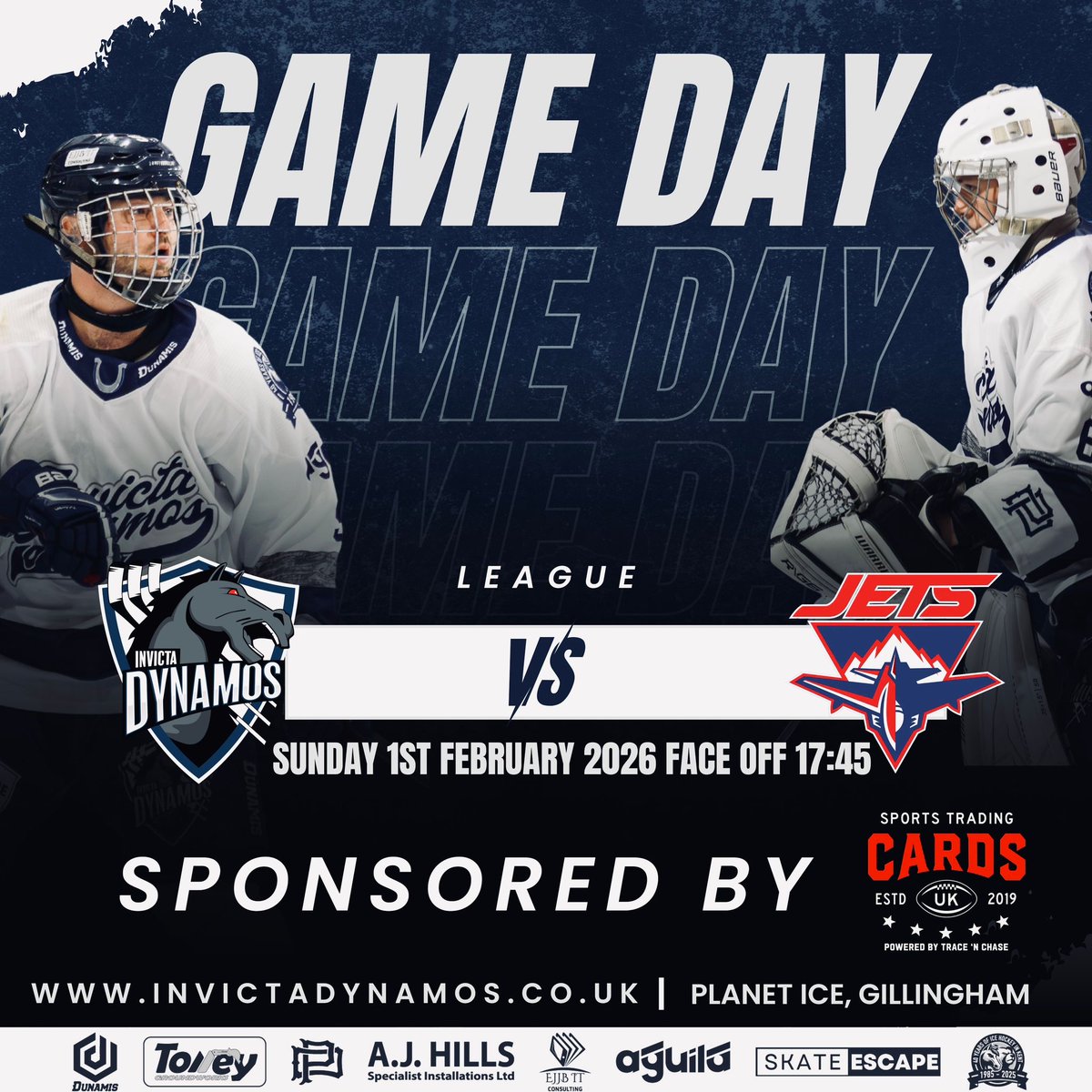 InvictaDynamos's tweet image. GAMEDAY - MOS V JETS!🏒 SPONSORED BY SPORTS TRADING CARDS UK!

We take to the ice at HOME TODAY when we face the Slough Jets, in what promises to be a cracking showdown and we need YOU!

Sponsored by @sportstradingcardsuk — proud supporters of the Dynamos and our go‑to for all