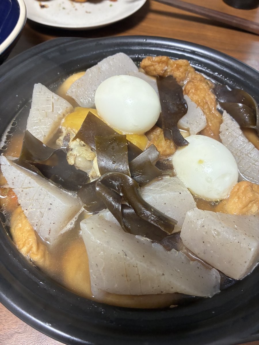 今夜はおでんでした
うまかったです(ㅅ˙³˙)ごちそさまでした