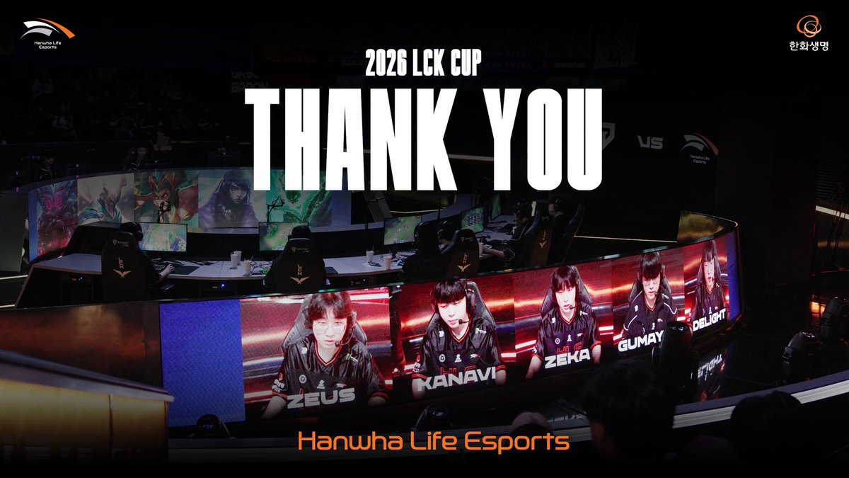 HLEofficial's tweet image. 2026 LCK CUP 여정을 여기서 마무리합니다. 아쉬움은 남지만, 이 경험을 발판 삼아 더 단단해진 모습으로 돌아오겠습니다. 응원해주신 모든 분들께 진심으로 감사드립니다.

We conclude our journey at the 2026 LCK CUP here. While there is regret, we will use this experience as a stepping…
