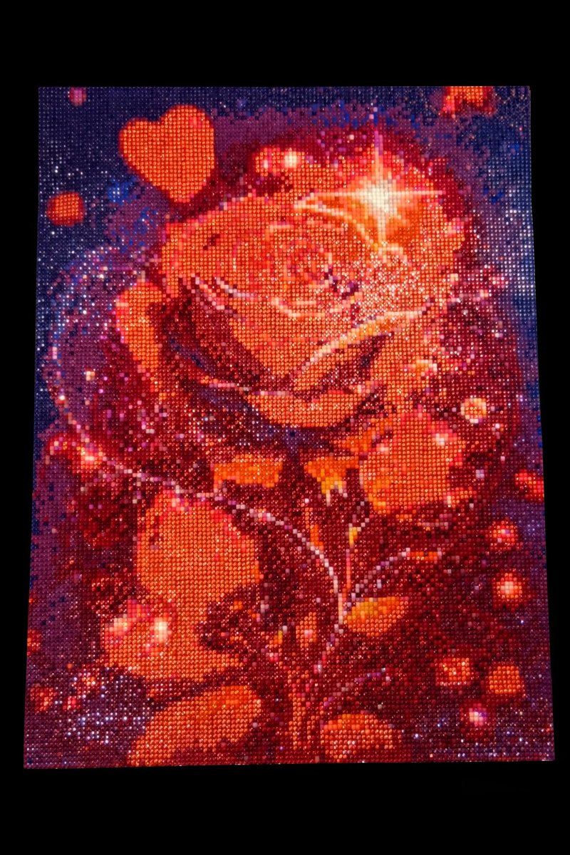 30×40スクエア 27色(FD2色) 真っ赤な薔薇じゃなくてオレンジの薔薇で