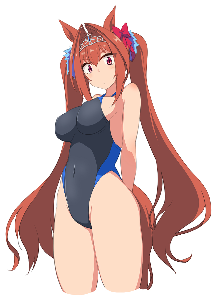 競泳水着ダスカ
Had Daiwa Scarlet wear a competitive swimsuit. 