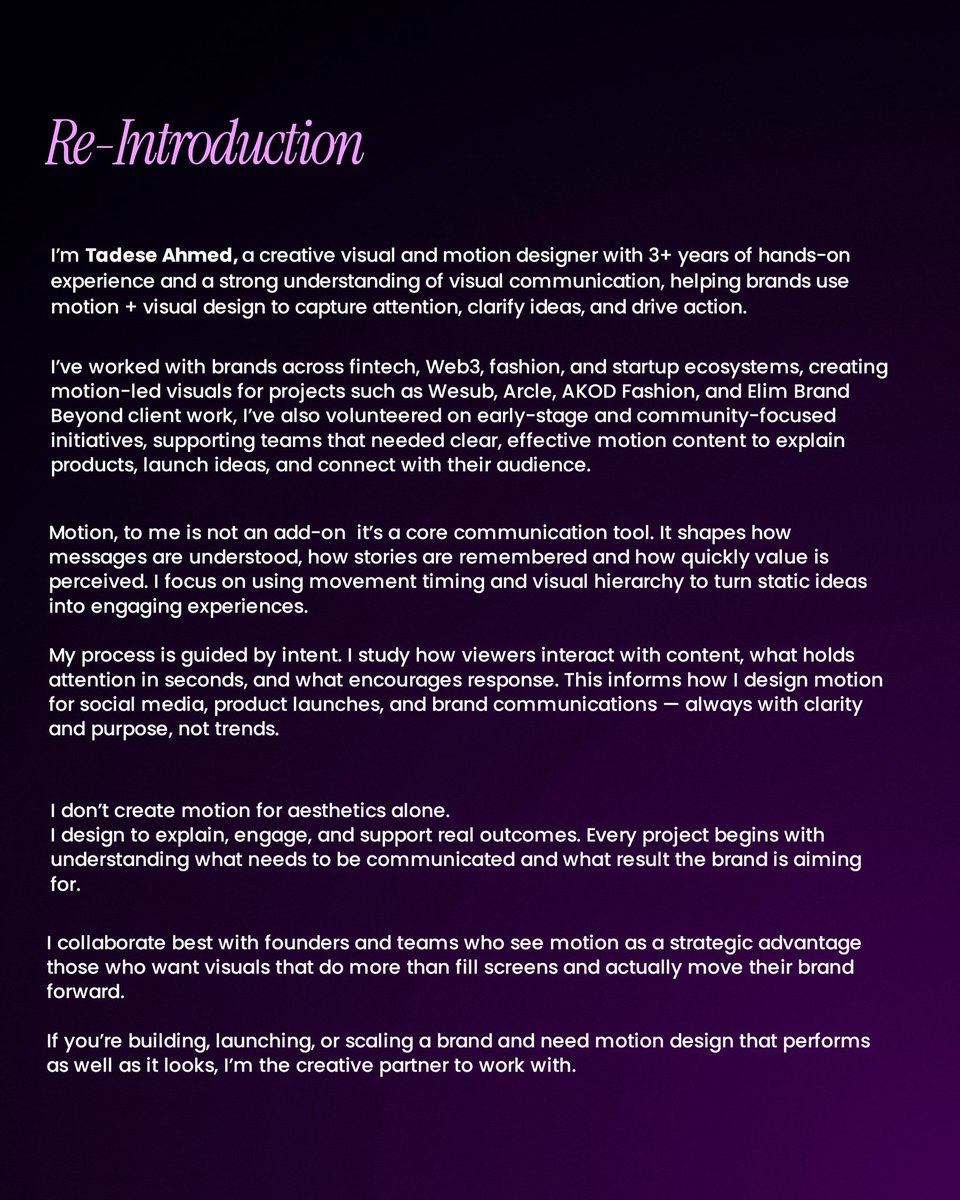 AhmedWeb3_'s tweet image. It is high time we have a solid introduction 

#motiongraphics #visualstorytelling #usa #graphics #designer #Web3 #web3designer