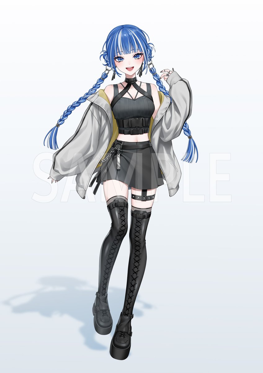 「三日月すぴか様の立ち絵を担当させていただきました✧ よろしくお願いいたします!素」|西條ユリカのイラスト