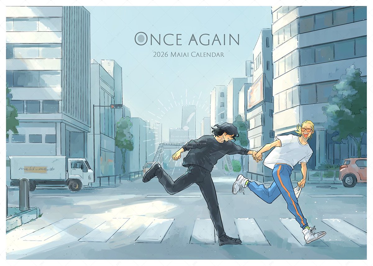 fujiiro_yoru's tweet photo. 【2/8 新刊サンプル】
2026マイ相カレンダー
『Once again』

・B6/フルカラー28P/イベント頒布1,200yen
・さまざまなマイ相が2回目に至るまでを描いたイラスト＋SS 13セット（26年4月〜27年3月＋表紙）
・両面カラーポストカード＆PC、スマホでも楽しめる画像DL用QRコードつき

#2026MaiaiCalendar https://t.co/plPgLjOW6a