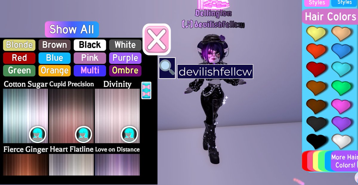 Kept it very simple for the Everfriend and thus forgot to post about it✨
Here are my fabric patterns and hair textures I contributed to the recent update in Royale High!

#royalehigh #Royalehighart #RHTC