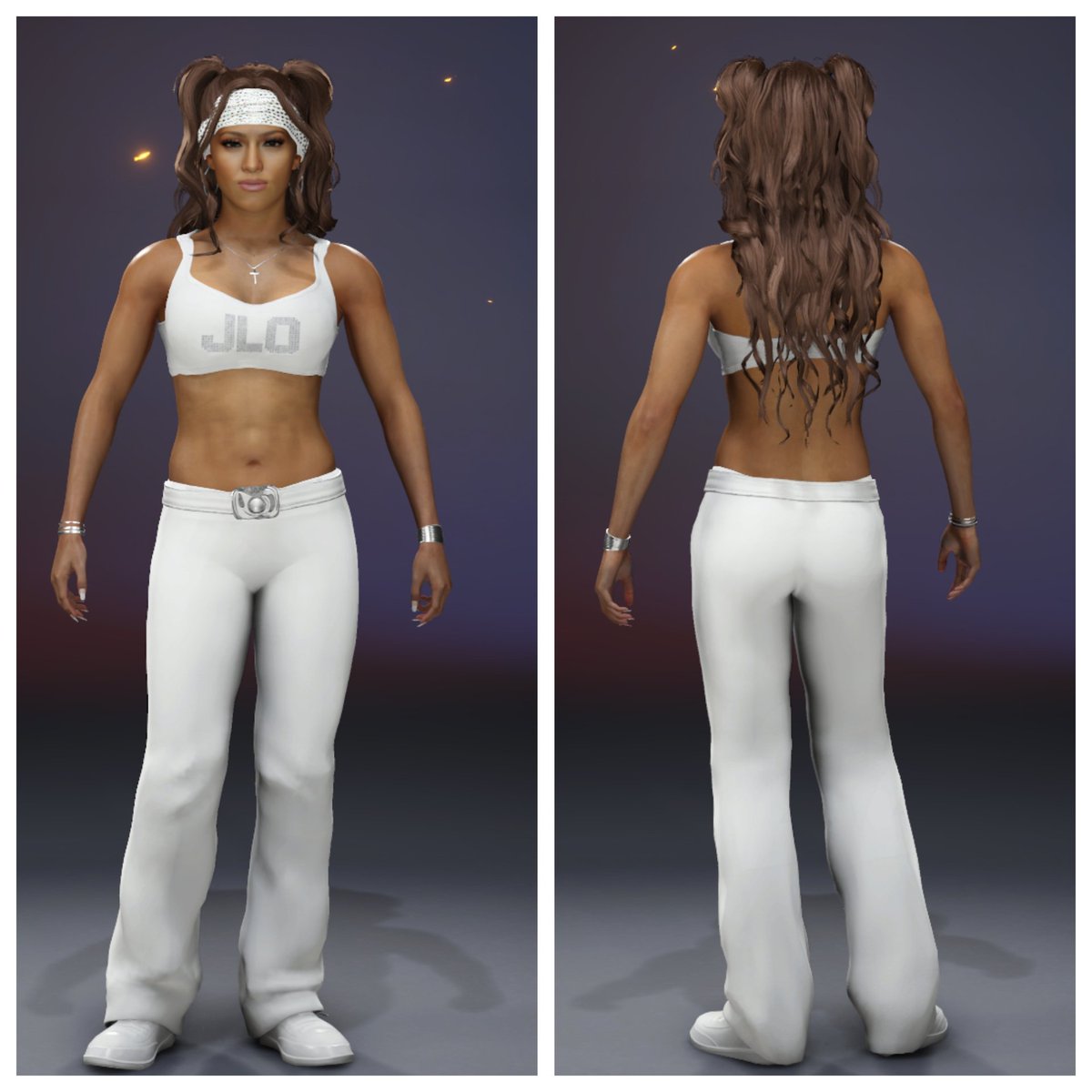 CJ_CAD50's tweet photo. Jennifer Lopez available in #wwe2k25 (Current Gen)
Tags:
#Defjam2k25 
#CAD50 
#Wrestlebars 
.
@JLo
@DefJam 
@WWEGames 
@wrestlebars
@cornellgunter_
.
.
#scorpionsoldiergaming #JenniferLopez #JLo #defjamworldwar #defjam #wwegames https://t.co/Zl6TZDGpWL