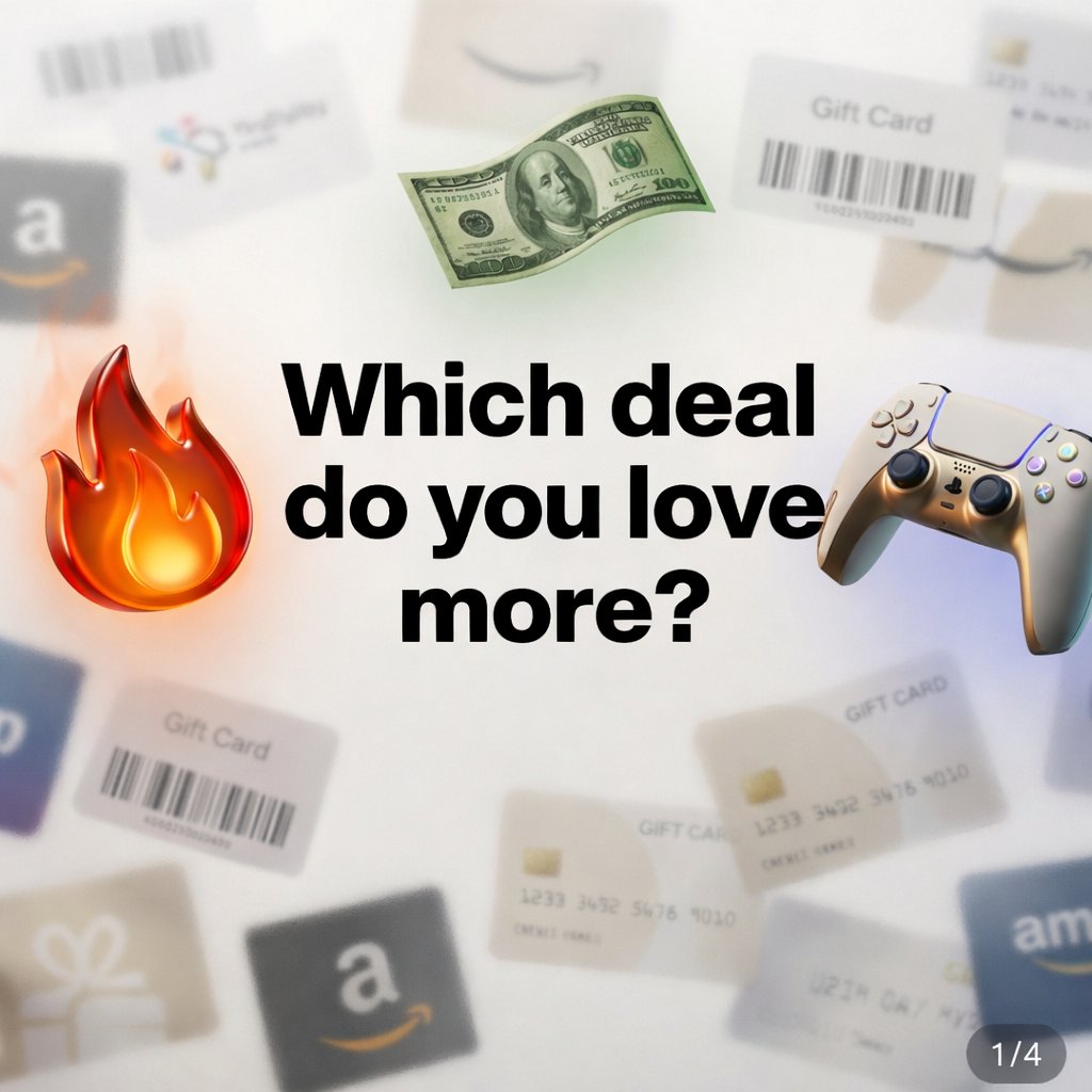 wizzgift's tweet image. Choose your deal: 🔥 Discount % or 📷 Cashback? Either way, you win! 📷 
Get now 👉 lnkd.in/ggtdFe7T

#Wizzgift #DealTime #CashbackRewards #DiscountHun