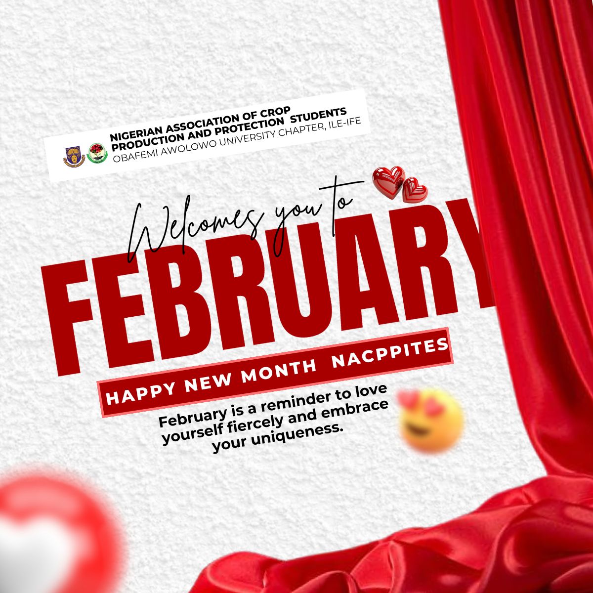 nacpps34874's tweet photo. As we step into February, let's ignite our passion for sustainable agriculture,  Your knowledge and dedication are crucial to shaping a greener future.

Stay focused, stay resilient, and keep pushing boundaries! 

Wishing you a month of growth, innovation, and success. 🌱🌍 https://t.co/6d2NlkwMx3